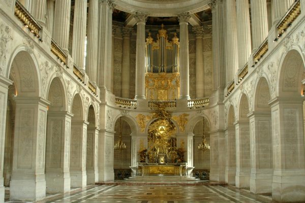 Interior Design of the Royal Chapel in Versailles France